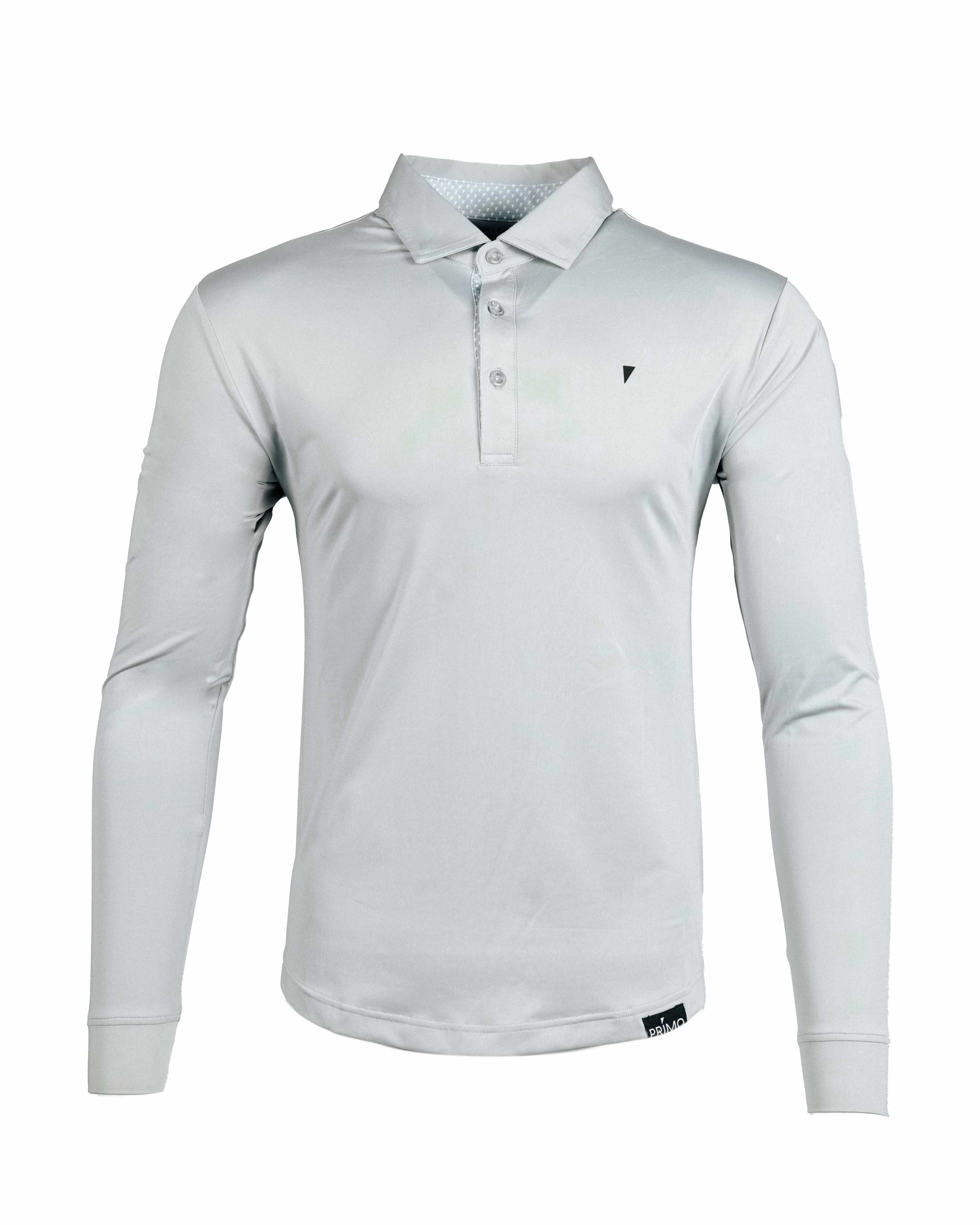 Relaxed Tee Modular Layering System Light Gray Long Sleeve Classic Polo