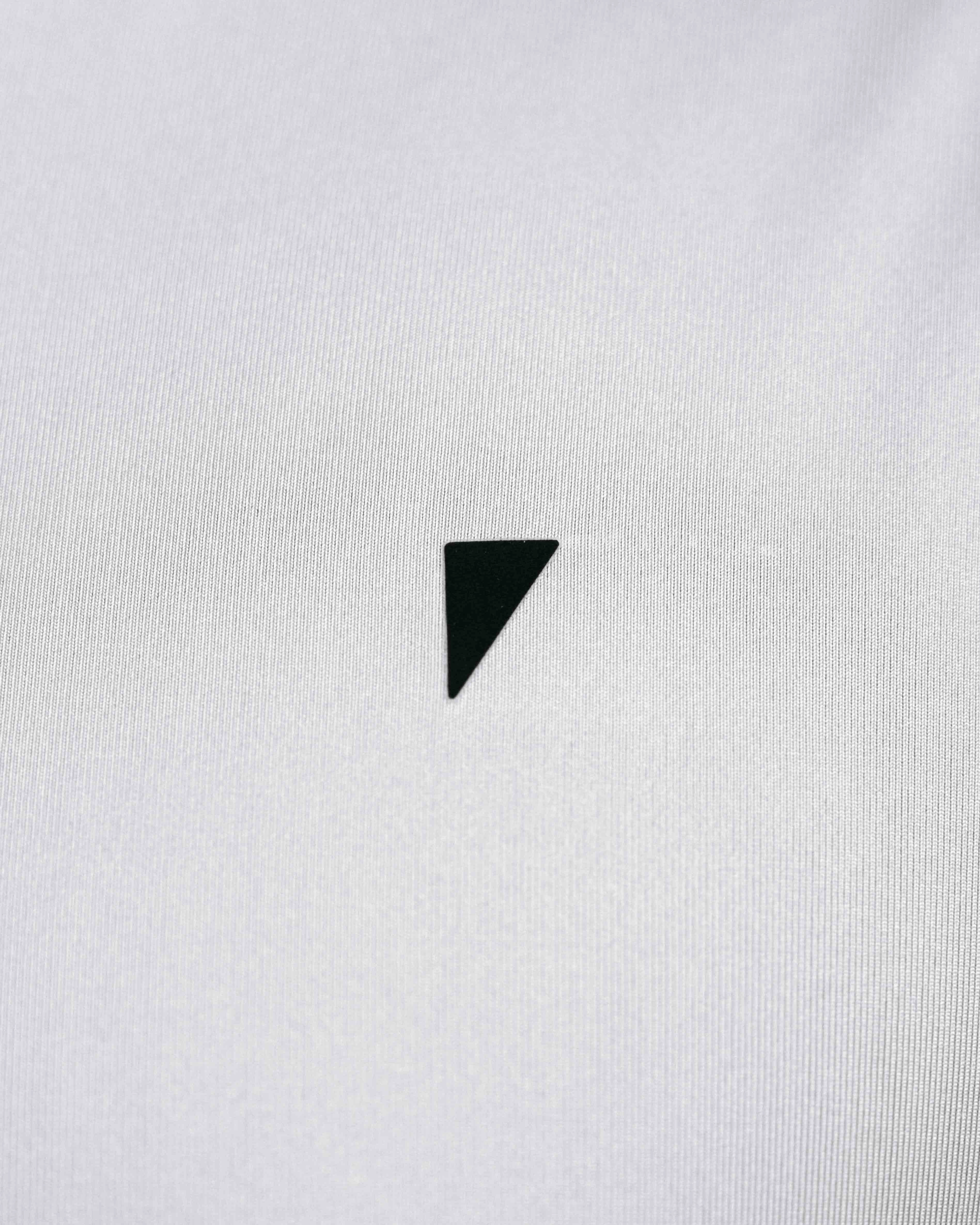 CollapsibleFrame Compression Fit Technology Light Gray Long Sleeve Classic Polo