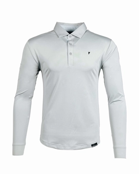 Relaxed Tee Modular Layering System Light Gray Long Sleeve Classic Polo