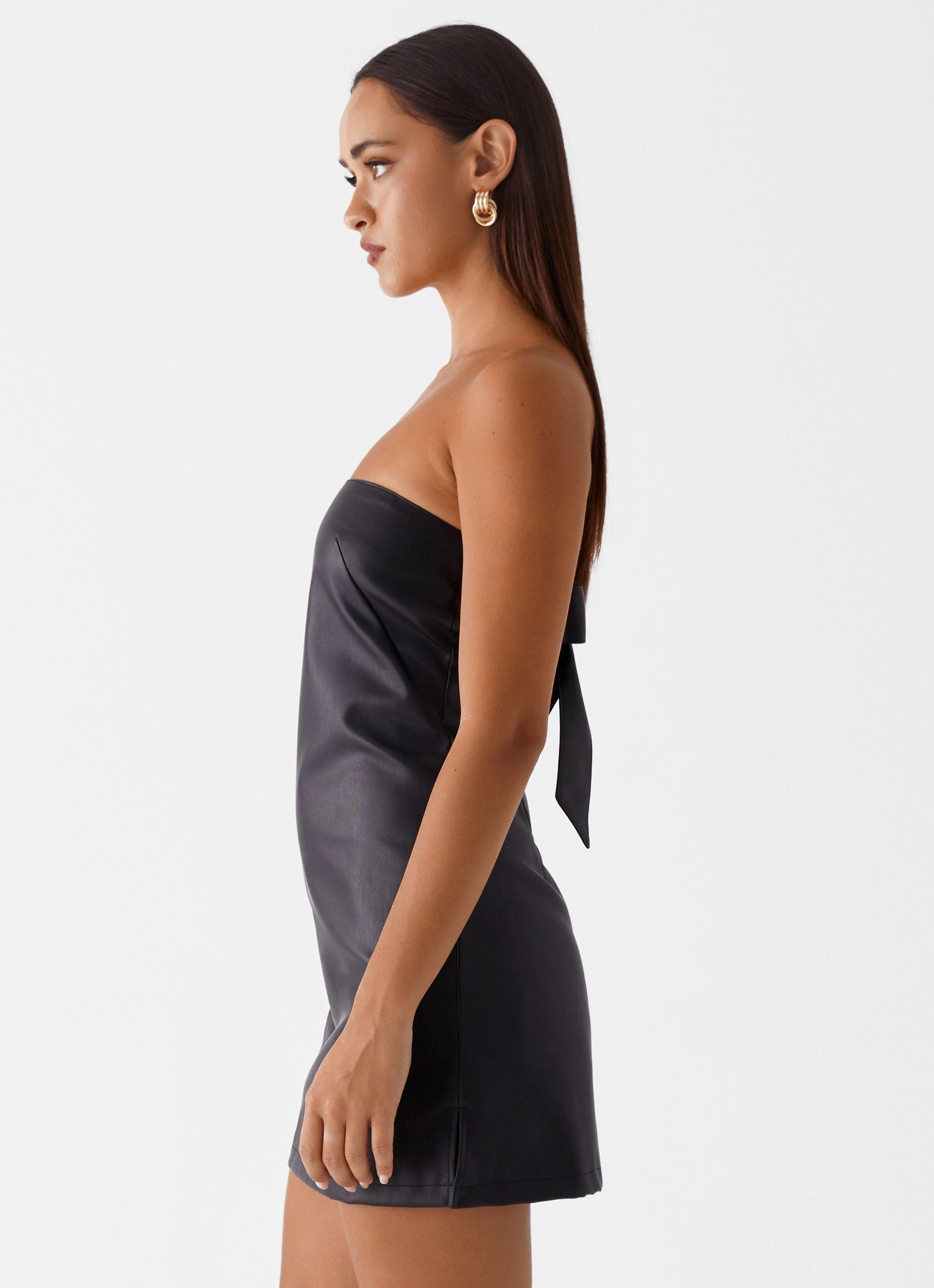 Soft Silhouette Kenny Mini Dress - Black