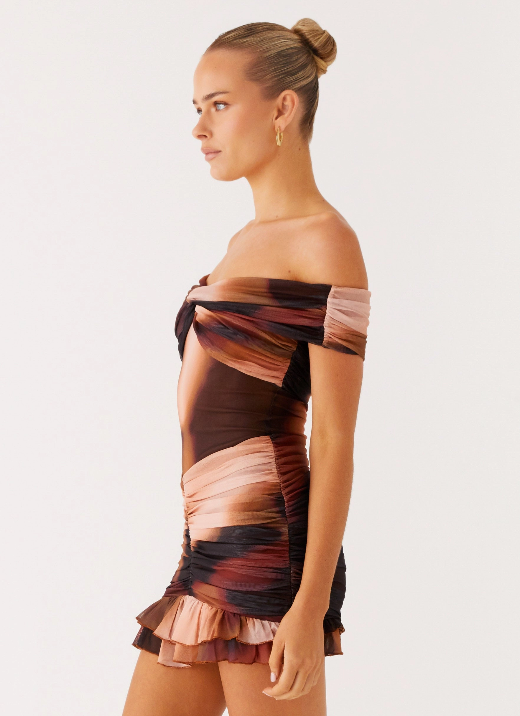 Frances Mini Dress - Black Gradient Family Joy