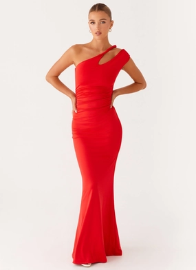 Comfort Stretch Lopez Maxi Dress - Tangerine
