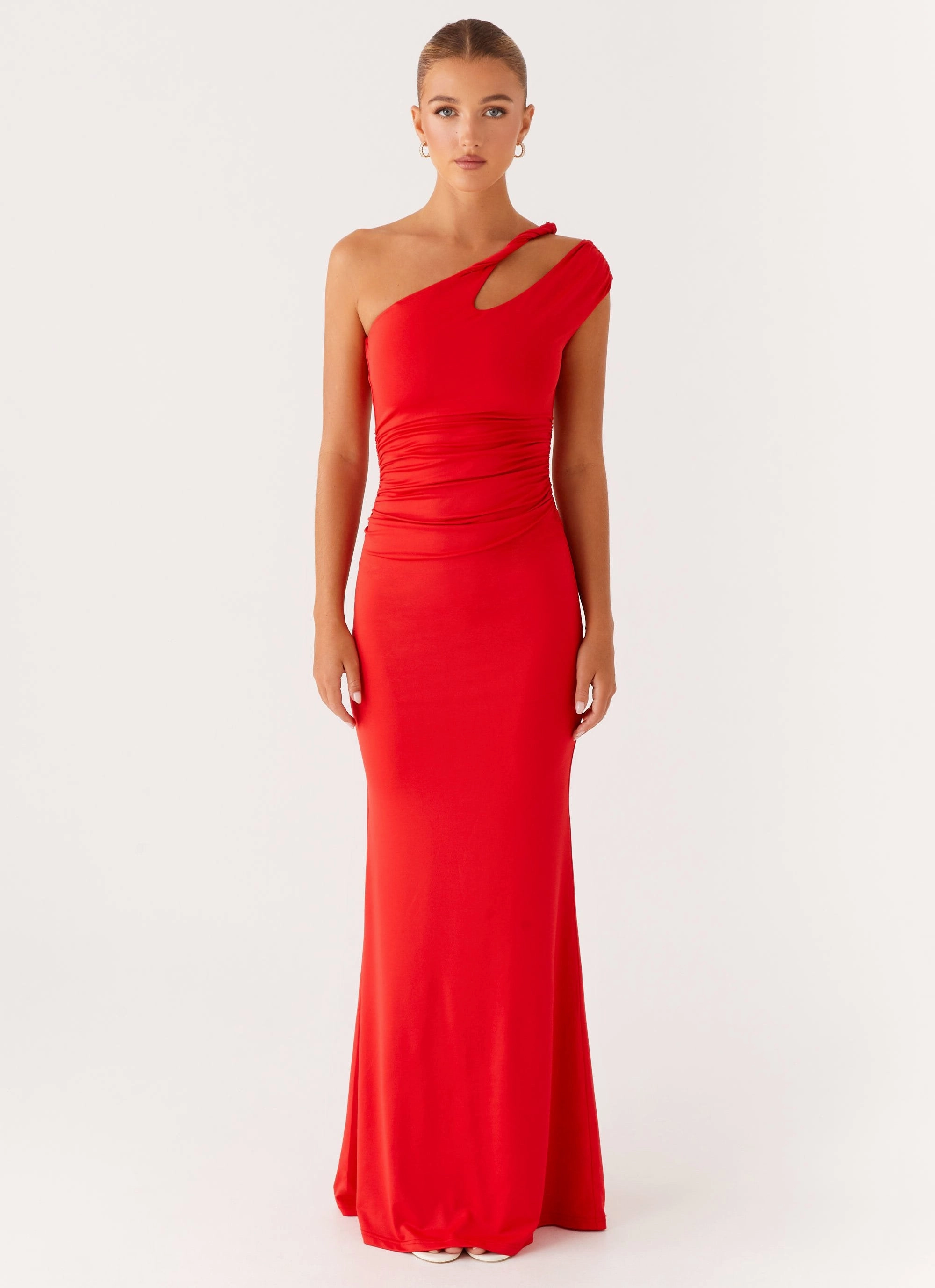 Lopez Maxi Dress - Tangerine Fit Vibe Hidden-Pocket