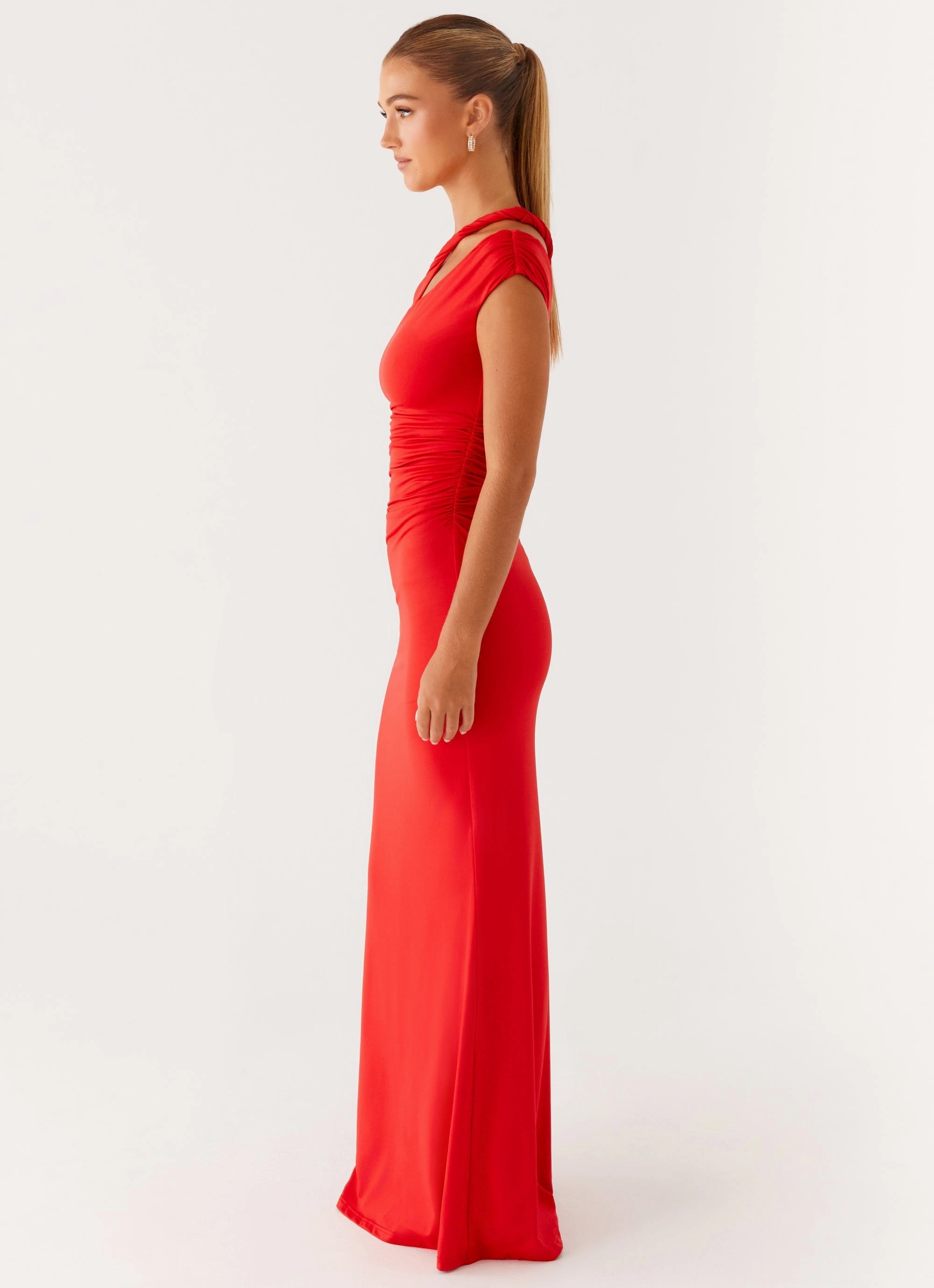 Grab Quick Lopez Maxi Dress - Tangerine