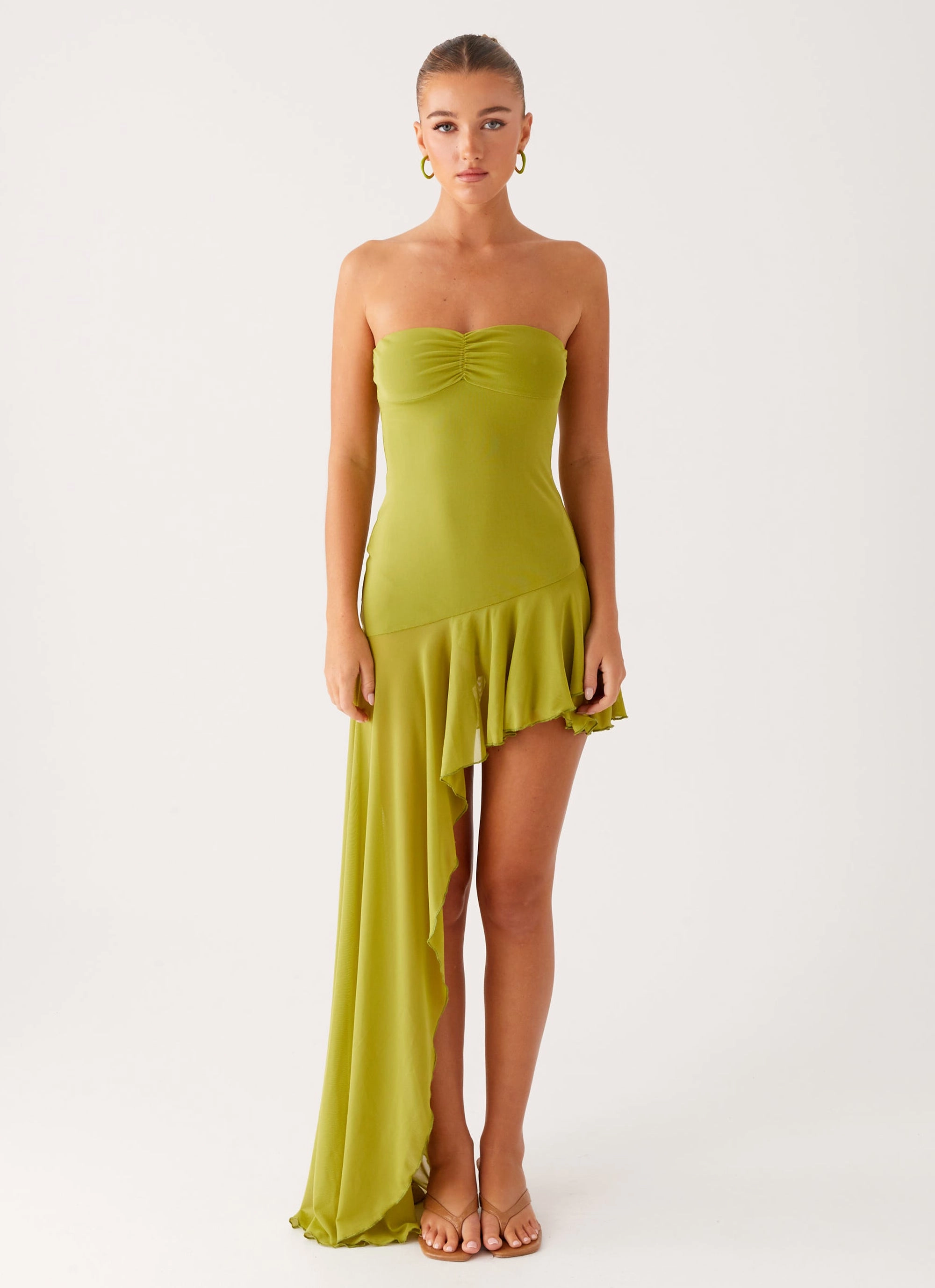 Casual Style Wear Reeva Mini Dress - Green