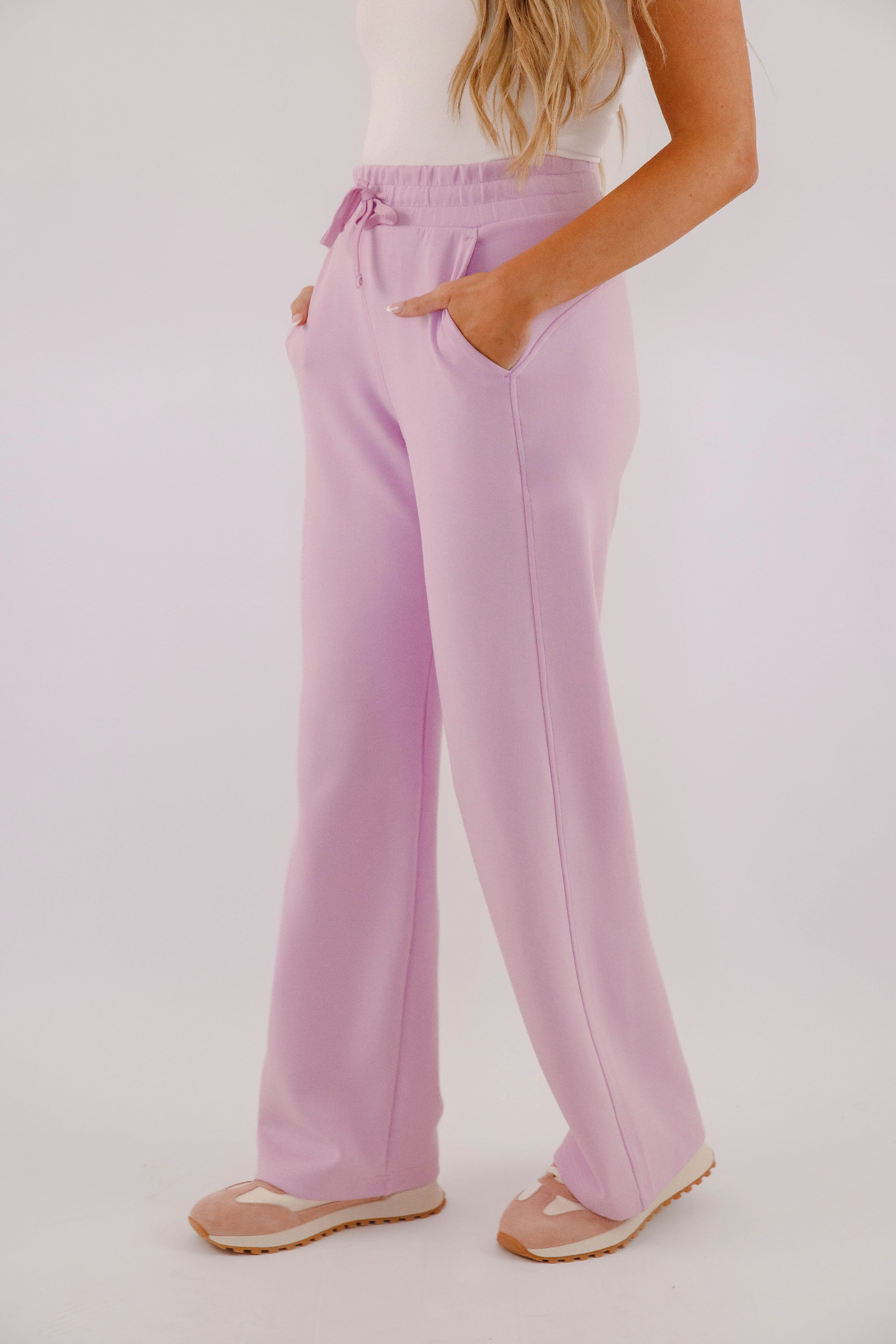 Active Fit Lightweight Feel All The Energy Pants-Lilac