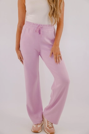 All The Energy Pants-Lilac RegularFit