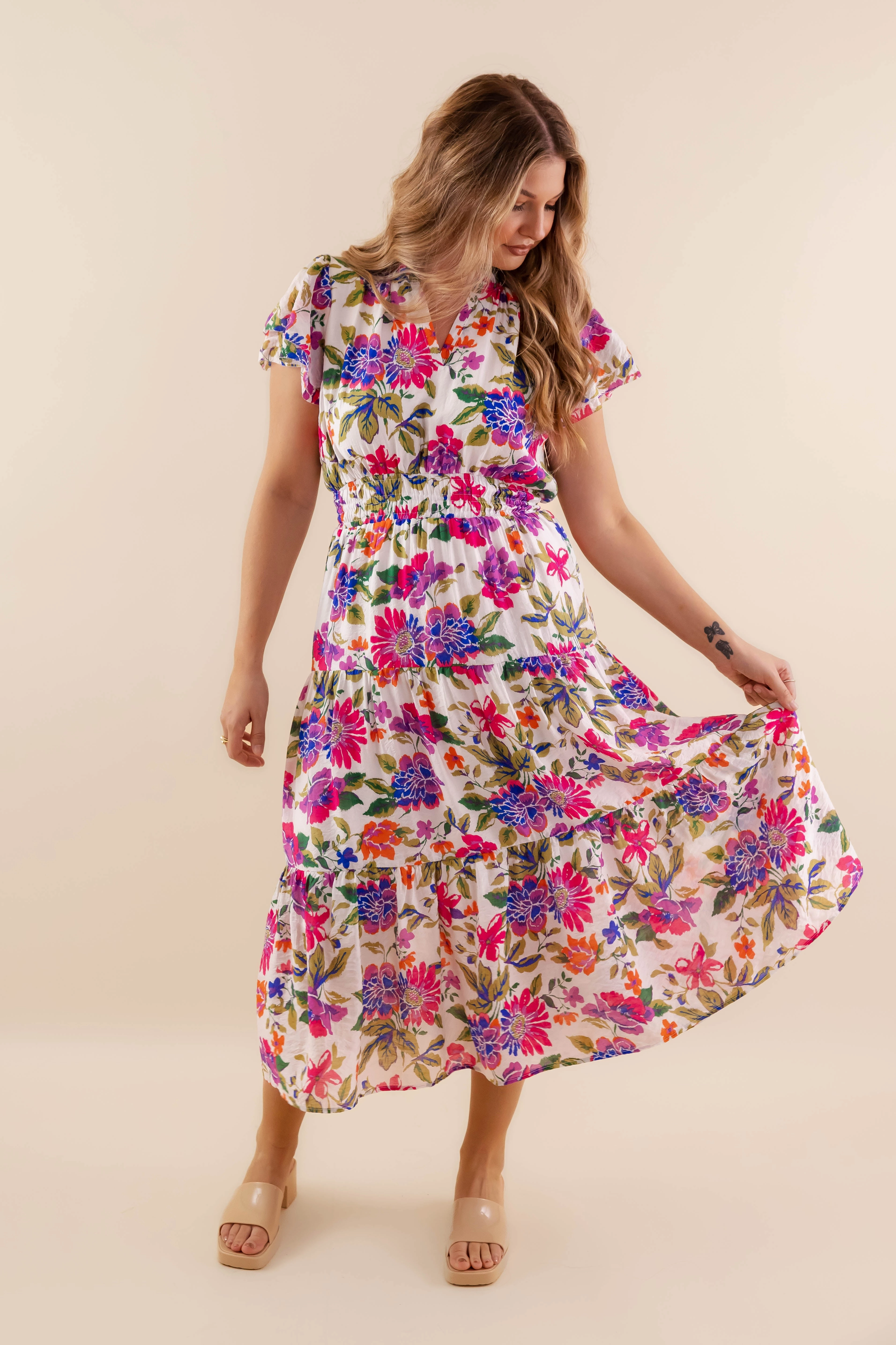 RESTOCK: What I Deserve Midi Dress Smart Layers