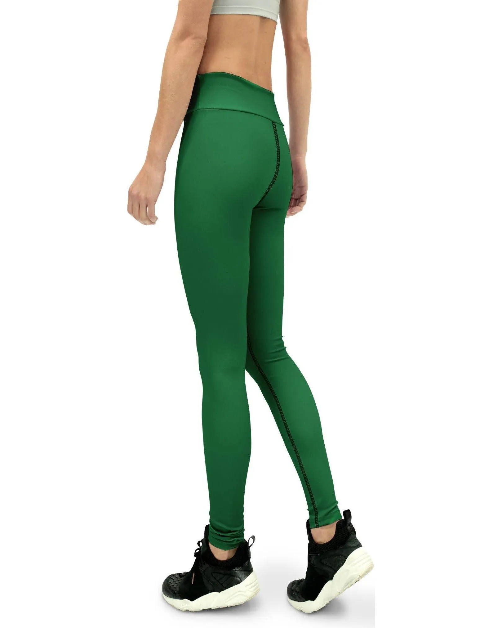 Solid Irish Green Yoga Pants
