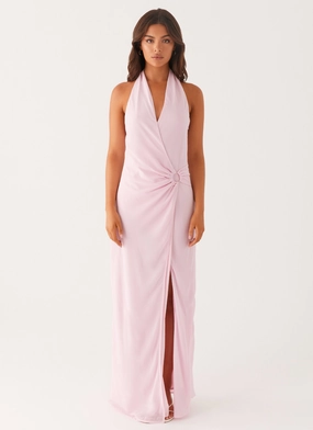 Somebody To You Maxi Dress - Pastel Pink Romantic Vibes Layering-Piece