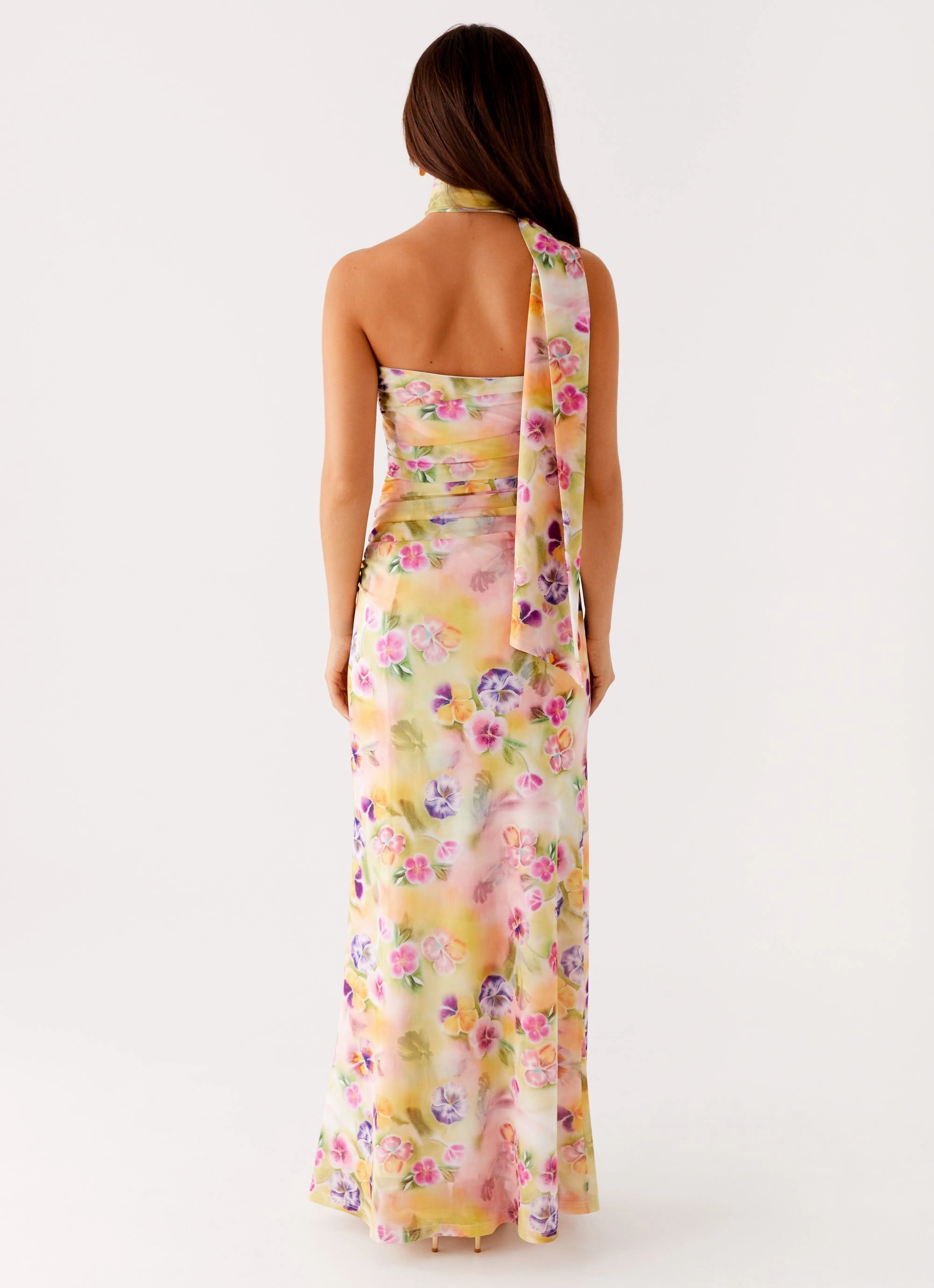 Color Glow Songbird Maxi Dress - Sunburst Floral