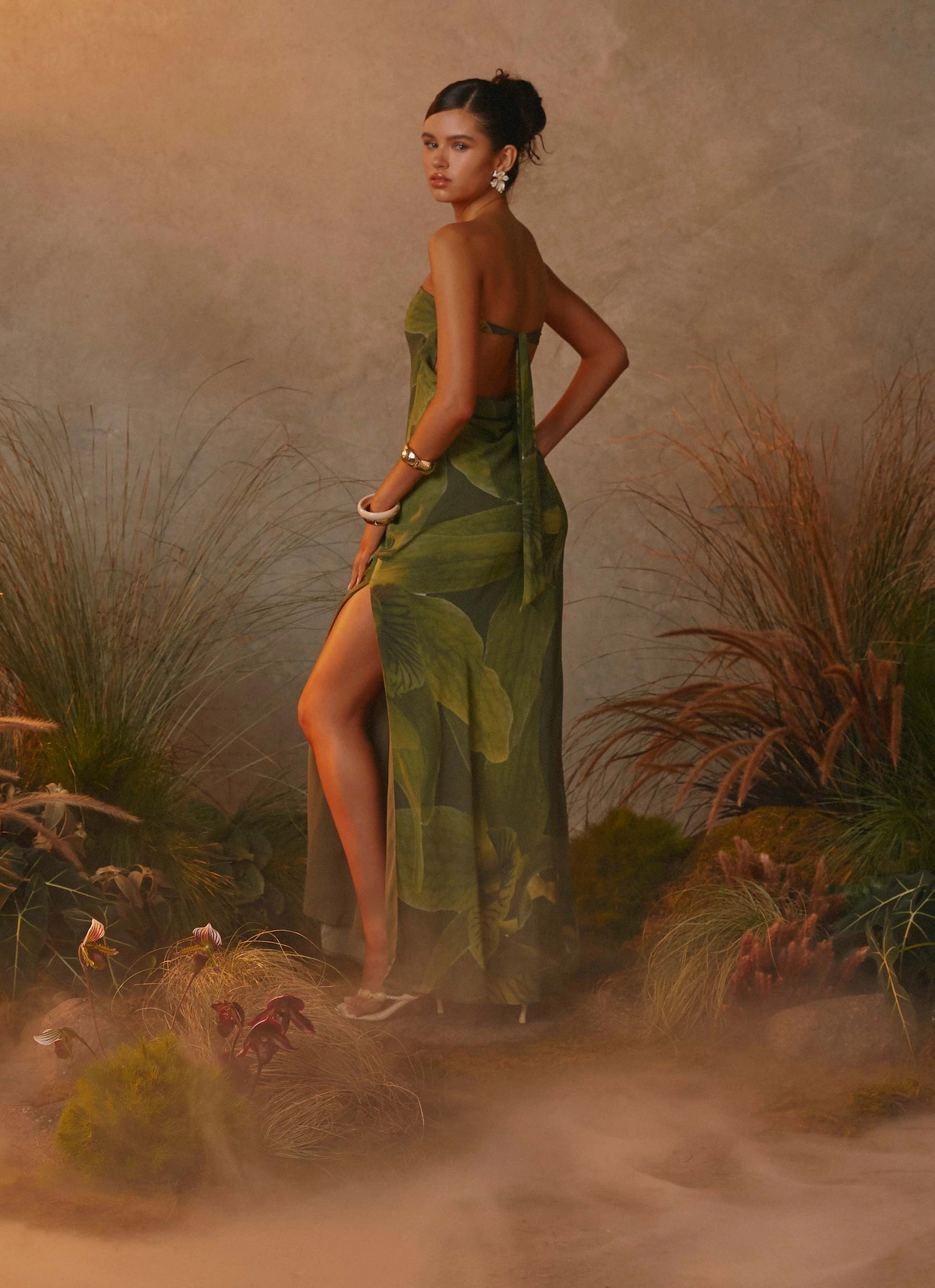 Nettle Maxi Dress - Tropic Floral Fashionable Touch Breathable wear