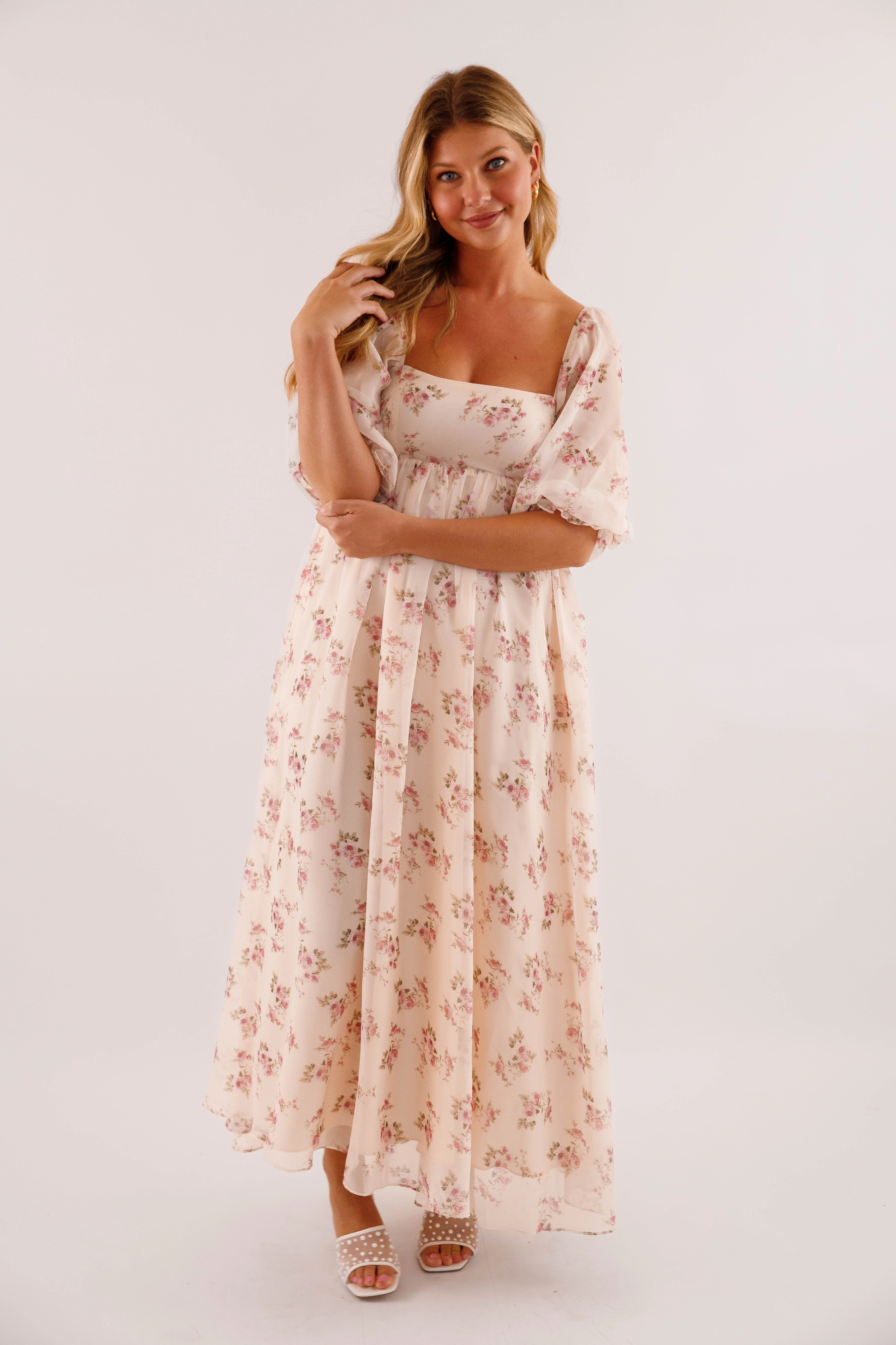 Source of Happiness Maxi Dress Elegant Piece