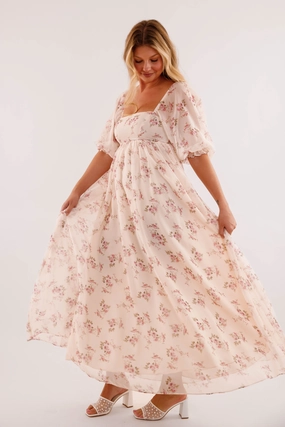 Source of Happiness Maxi Dress Stylish Mood