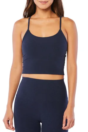 Spacedye Slim Racerback Crop Tank - Nocturnal Navy
