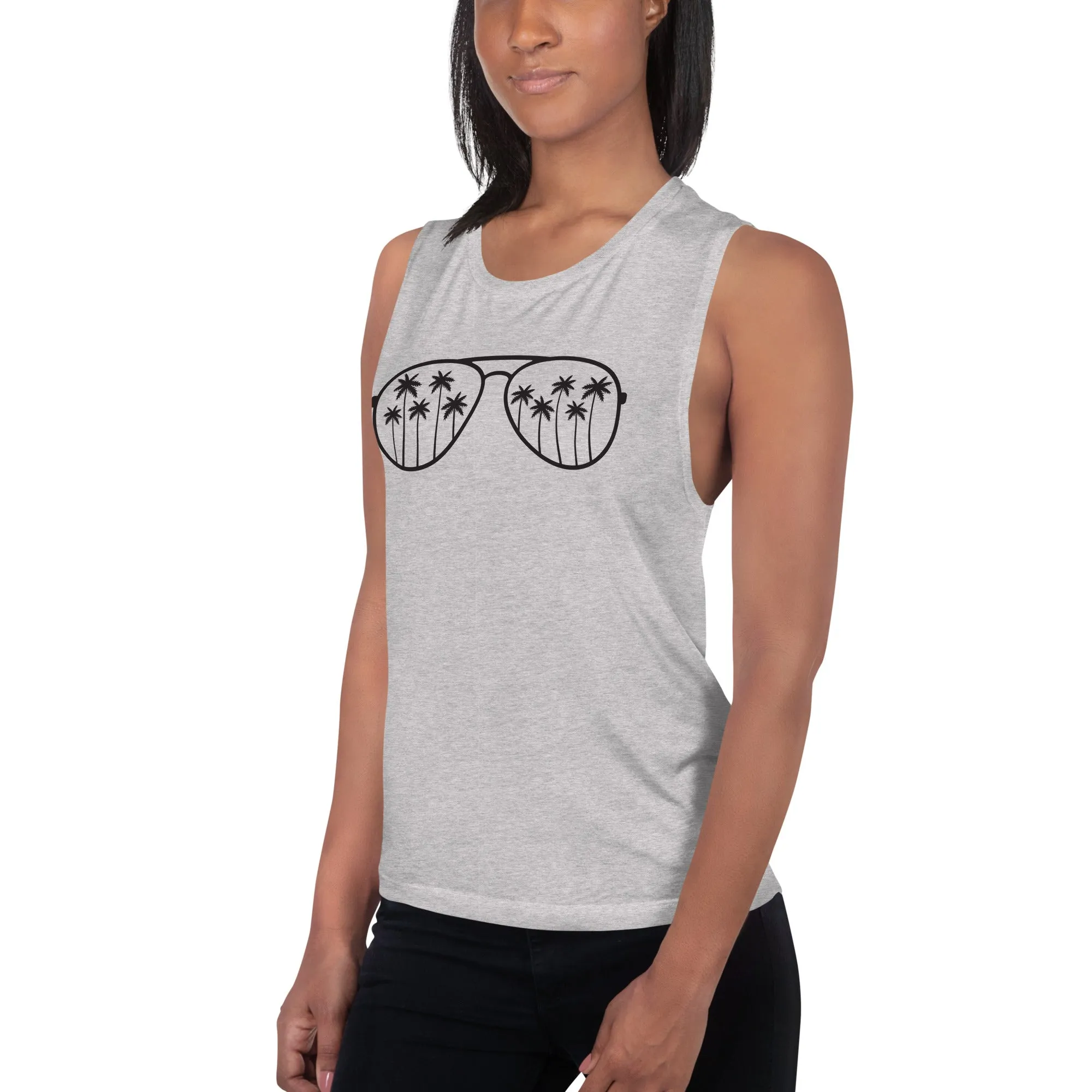 Specks Palm Tank Top, lioness-love