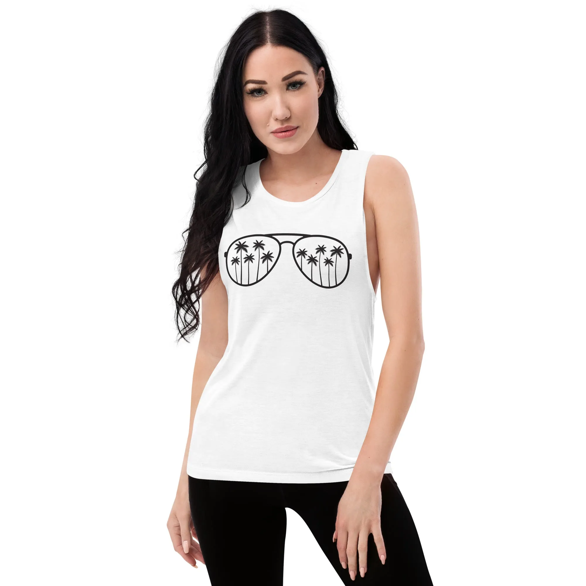 Specks Palm Tank Top, lioness-love