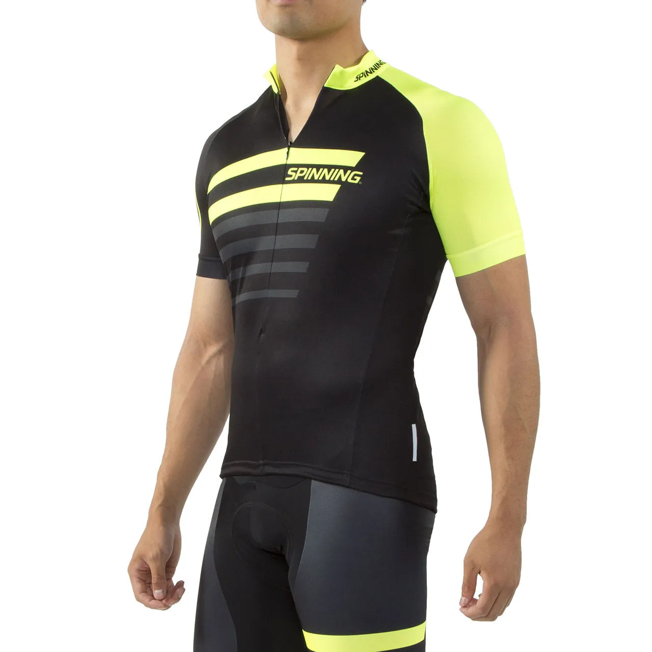 Spinning® Vega Mens Short Sleeve Cycling Jerseys Yellow