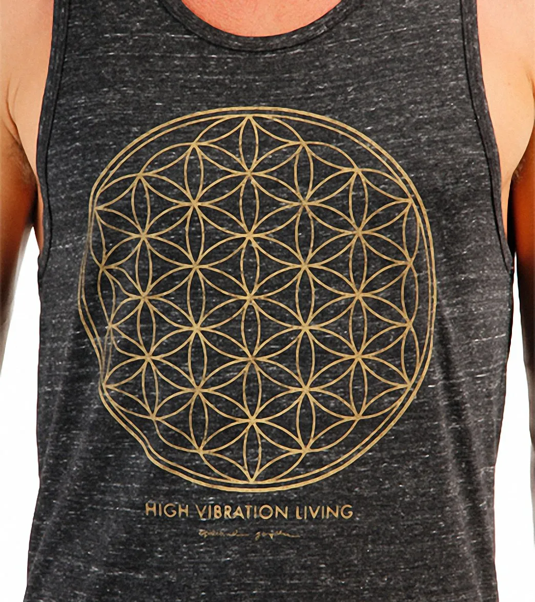 Spiritual Gangster Mandala Triblend Black Tank