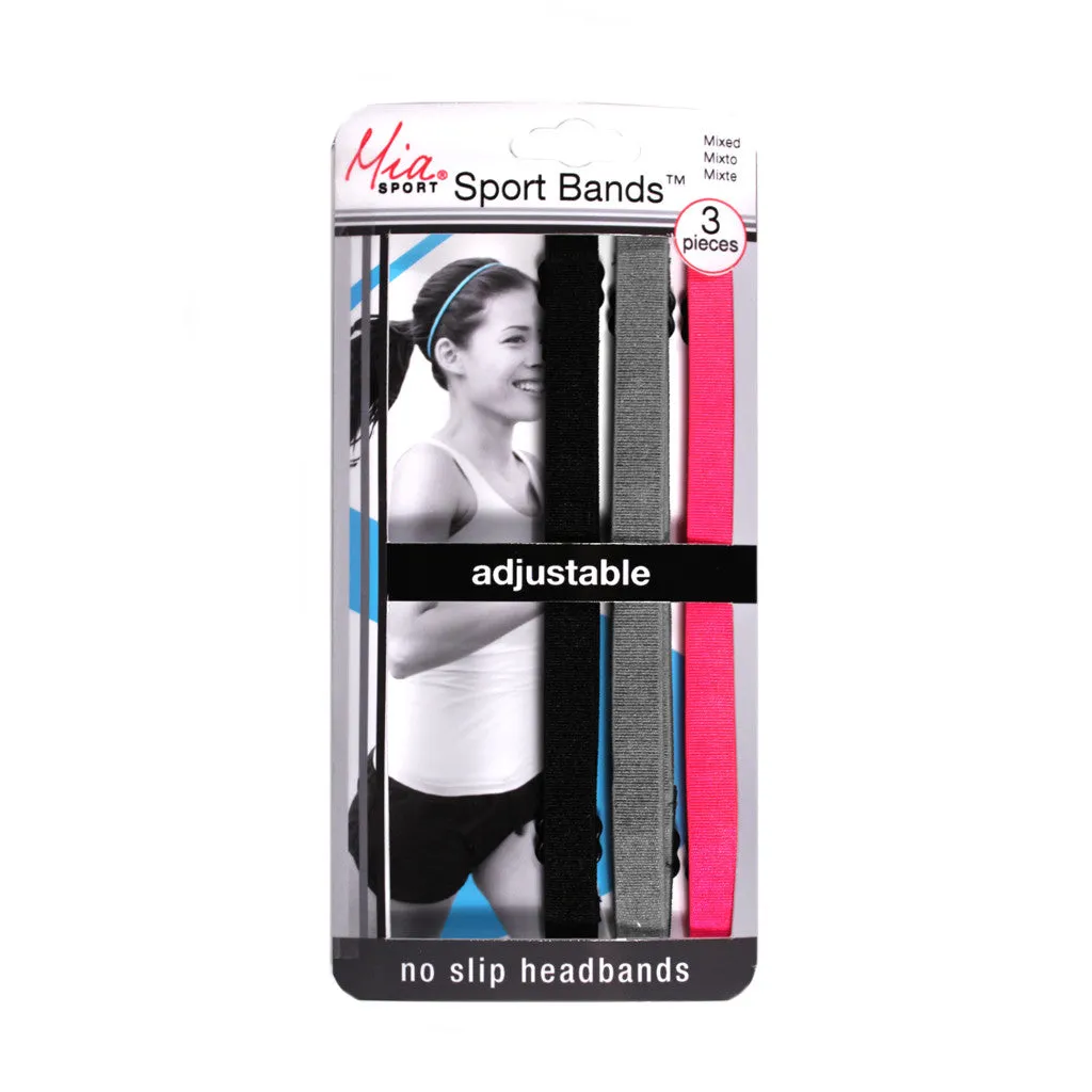 Sport Bands™ - Black, Gray, Pink
