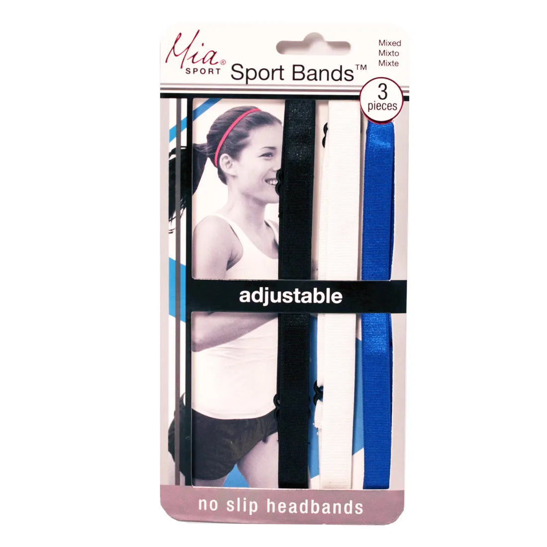 Sport Bands™ - Black, Gray, Pink