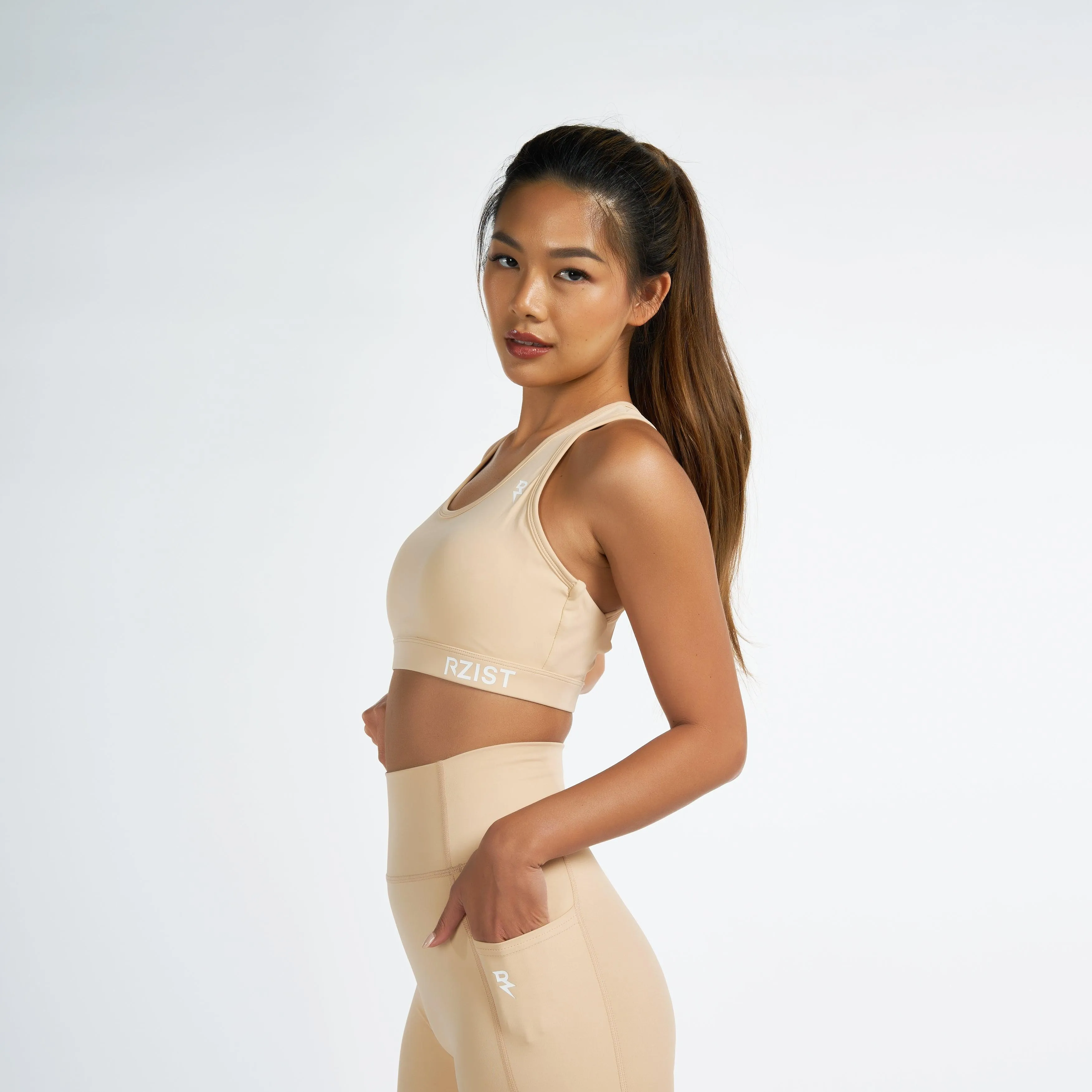 Sports Bra - Pastel Yellow