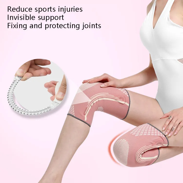 Sports Knee Pads Training Running Knee Thin Protective Cover, Specification: L(Light Gray)