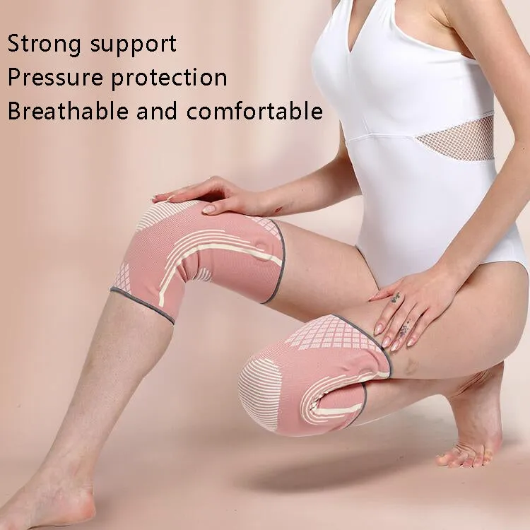 Sports Knee Pads Training Running Knee Thin Protective Cover, Specification: L(Light Gray)