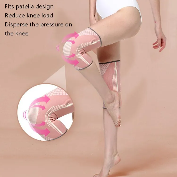 Sports Knee Pads Training Running Knee Thin Protective Cover, Specification: L(Light Gray)