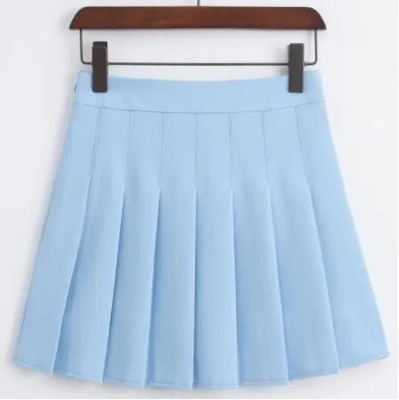 Sports Tennis Skirts High Waist Short Dress Pleated Tennis Skirt With Underpants Girls Teen Slim School Uniform for Cheerleader