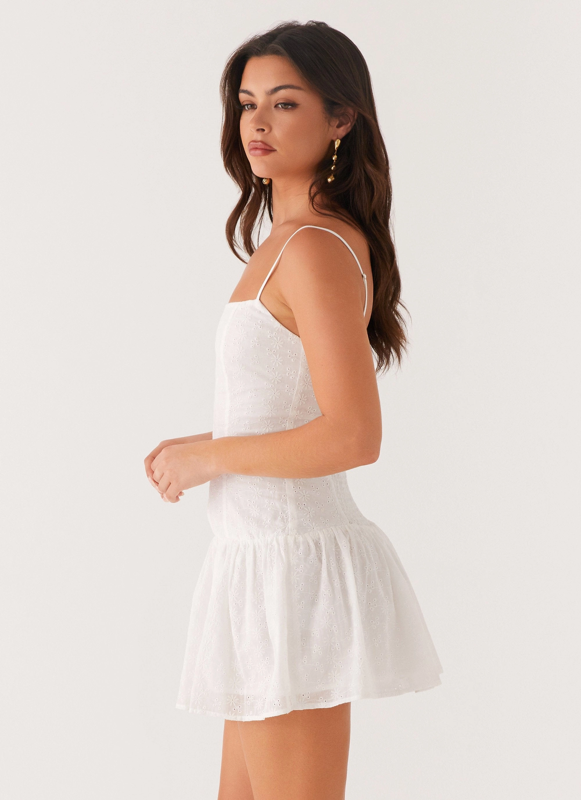 Timeless Fashion Palm Springs Mini Dress - White