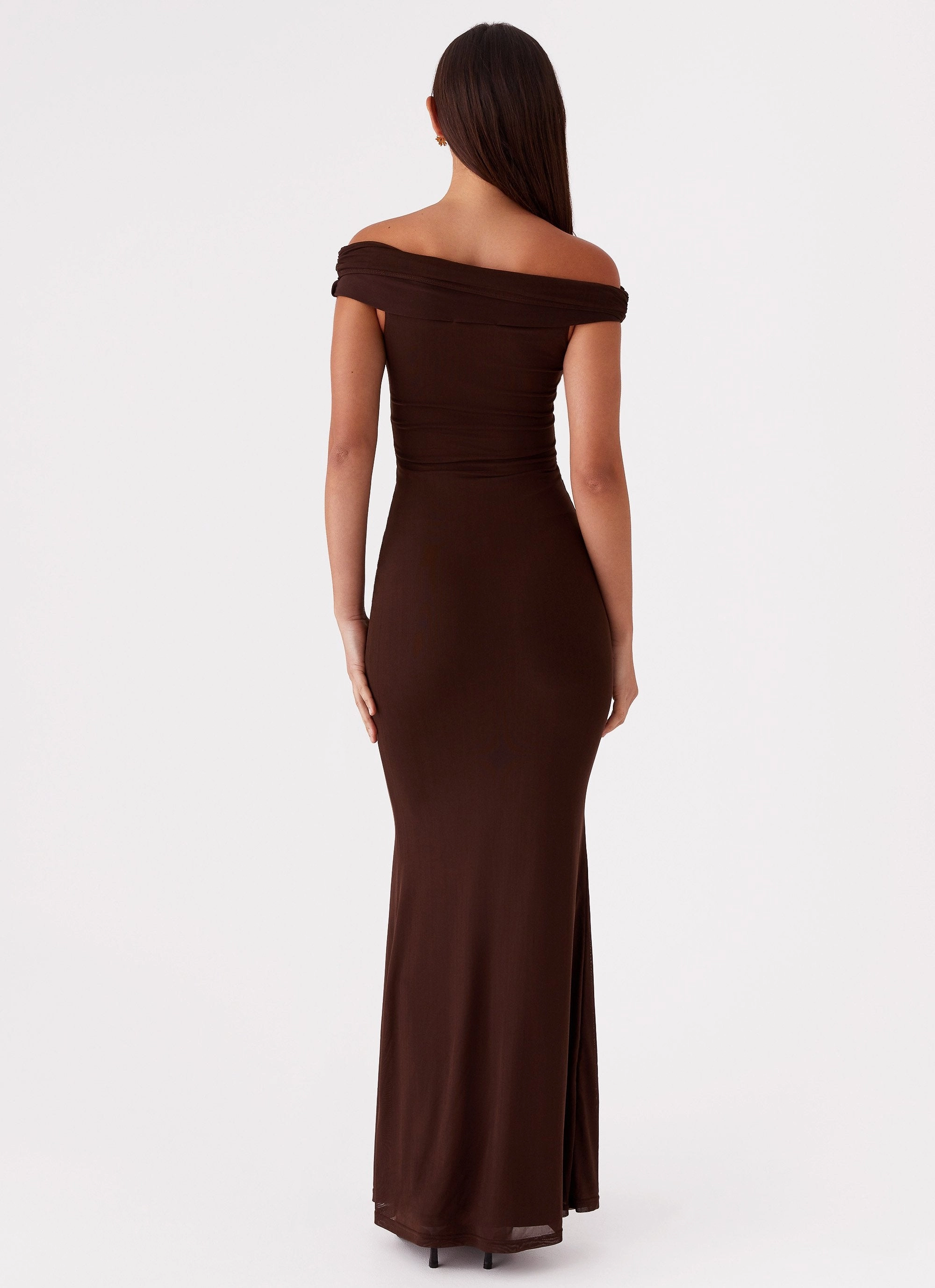 Marilyn Maxi Dress - Chocolate Weekend Fresh Romantic dinner wear