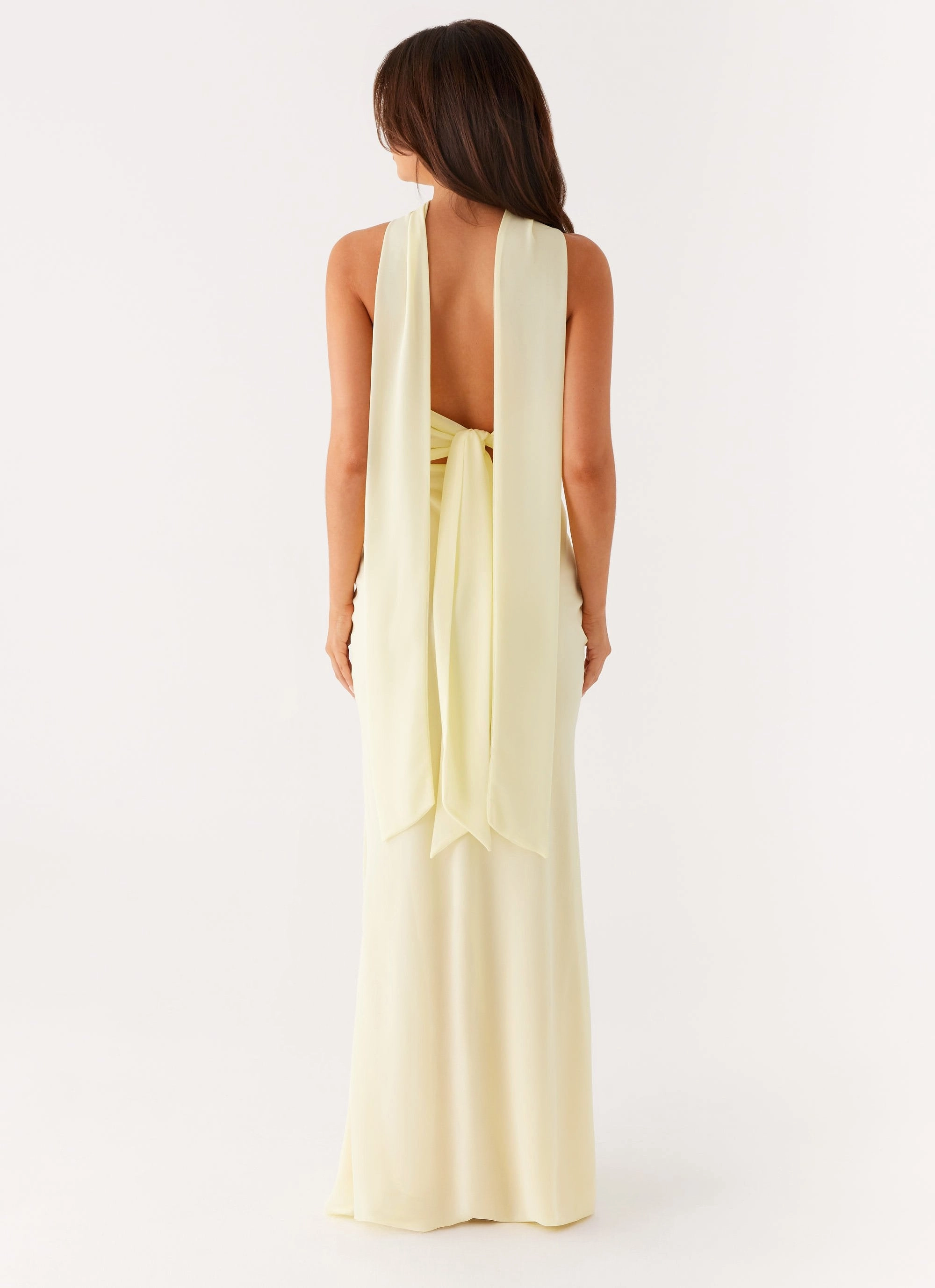 New Light Maxi Dress - Yellow Formal Style