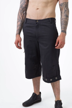 Grommet Shorts Durable Hemming