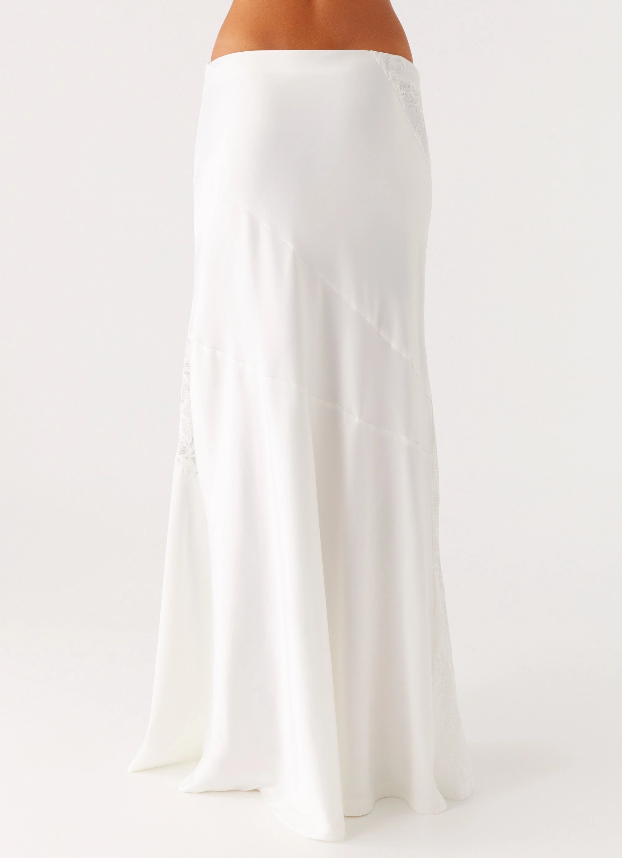 All Season Dasie Lace Maxi Skirt - White