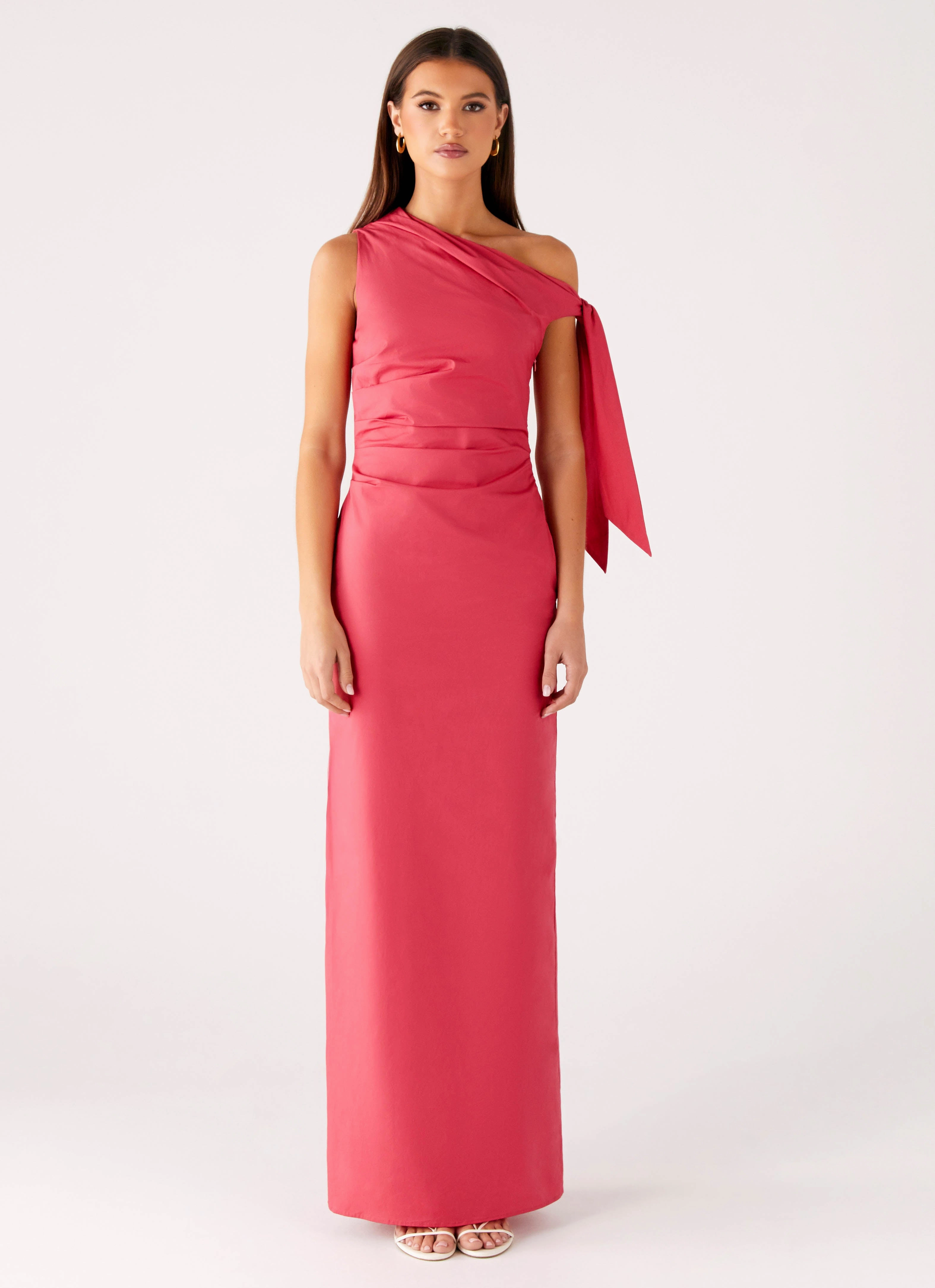 Gentle Fit Fine Details Marella Maxi Dress - Coral