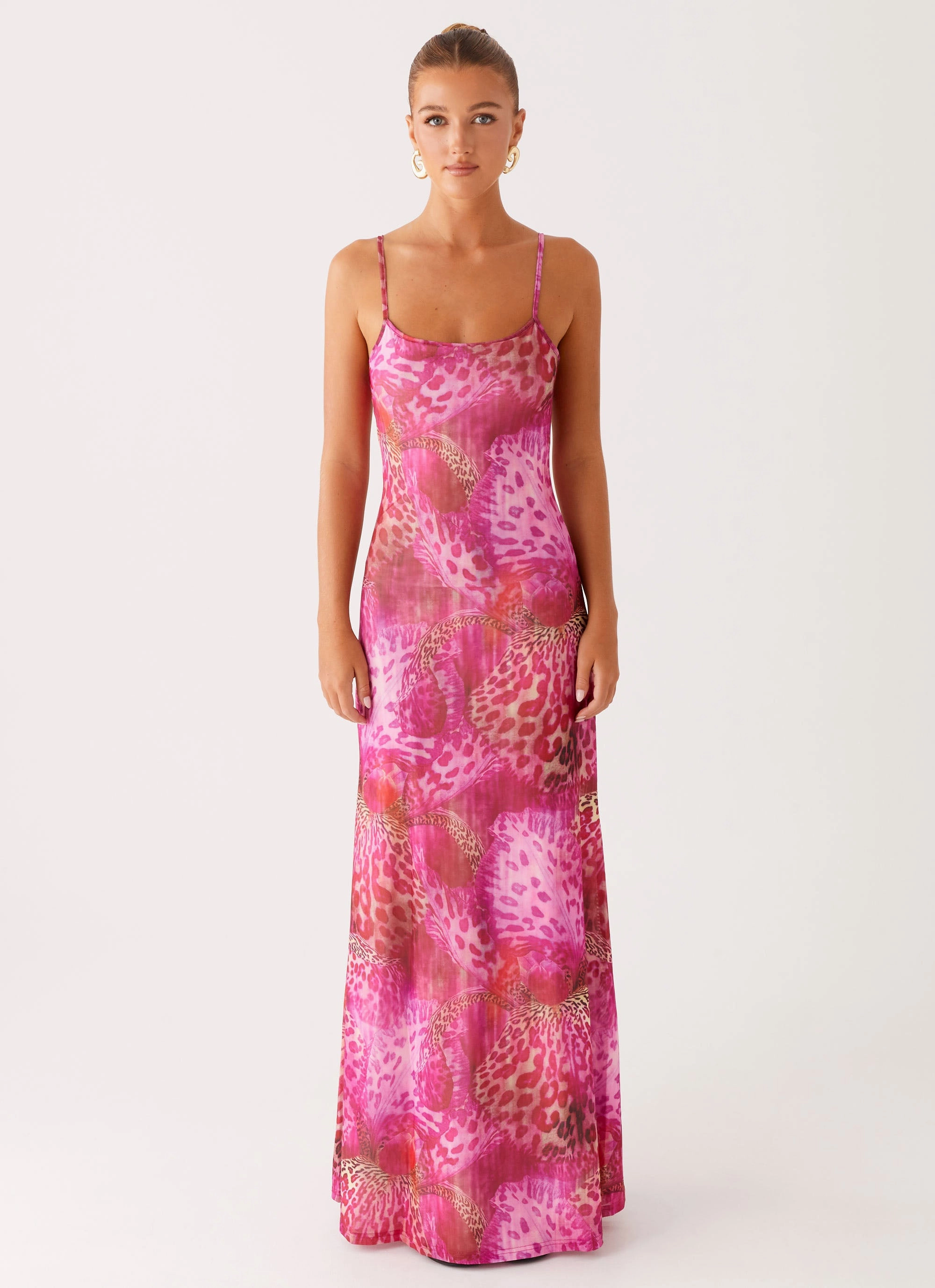 Everett Maxi Dress - Lavender Lagoon Evening Look Wool-Blend