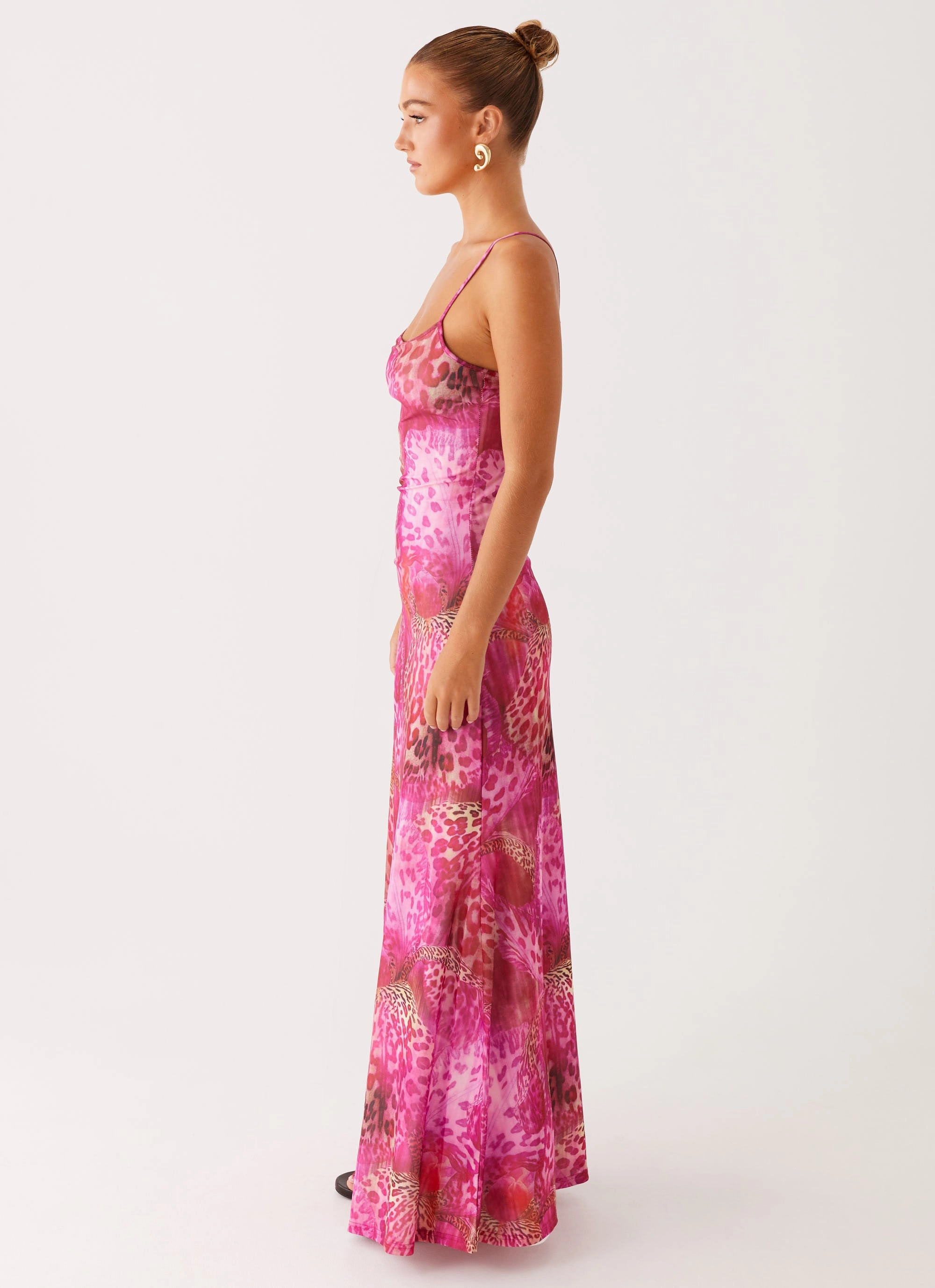 Cozy And Stylish Collar Accent Everett Maxi Dress - Lavender Lagoon