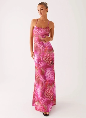 Transitional-Wear Everett Maxi Dress - Lavender Lagoon