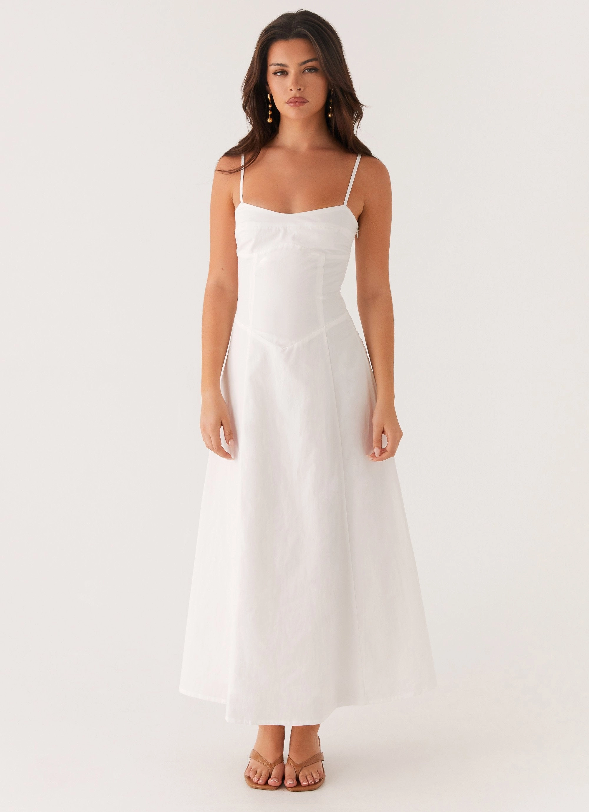 Cocktail Ready Noosa Midi Dress - White