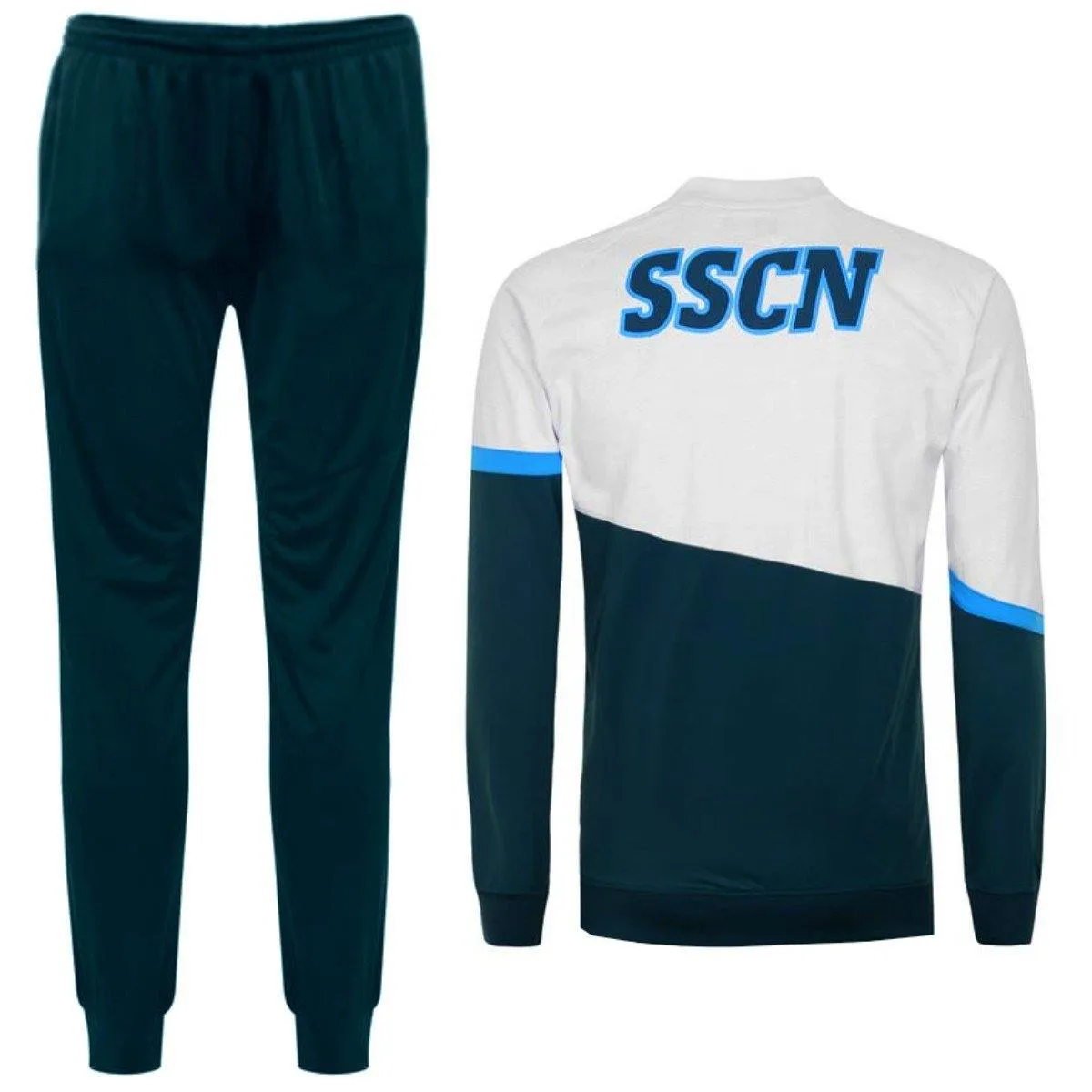 SSC Napoli green training presentation Soccer tracksuit 2020/21 - Kappa