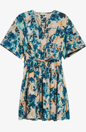 Feminine Vibe Ulla Johnson Nadira Dress Delphinium