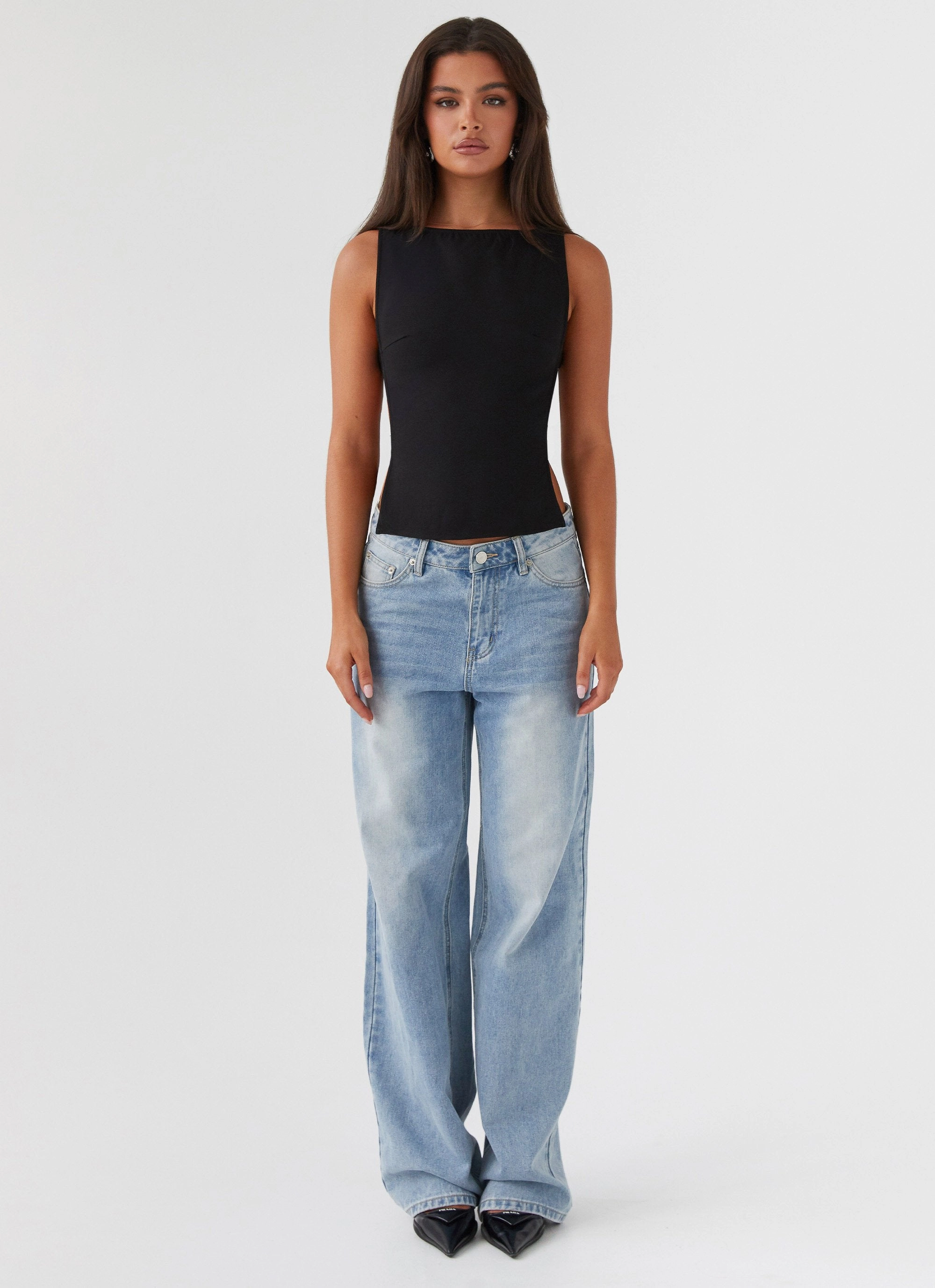 Cherish You Buckle Top - Shadow Reflective Trim