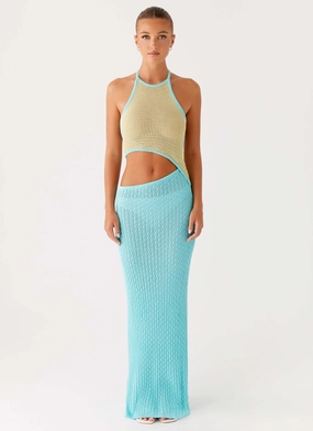 Alexia Knit Maxi Dress - Multi BreathableLining Holiday-Party