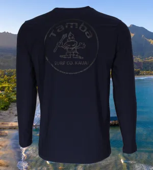 Stamp UV Long Sleeve Shirt - Navy