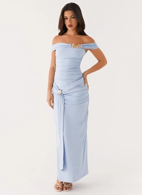 Majorly Maxi Dress - Blue Inner Feel All Moments