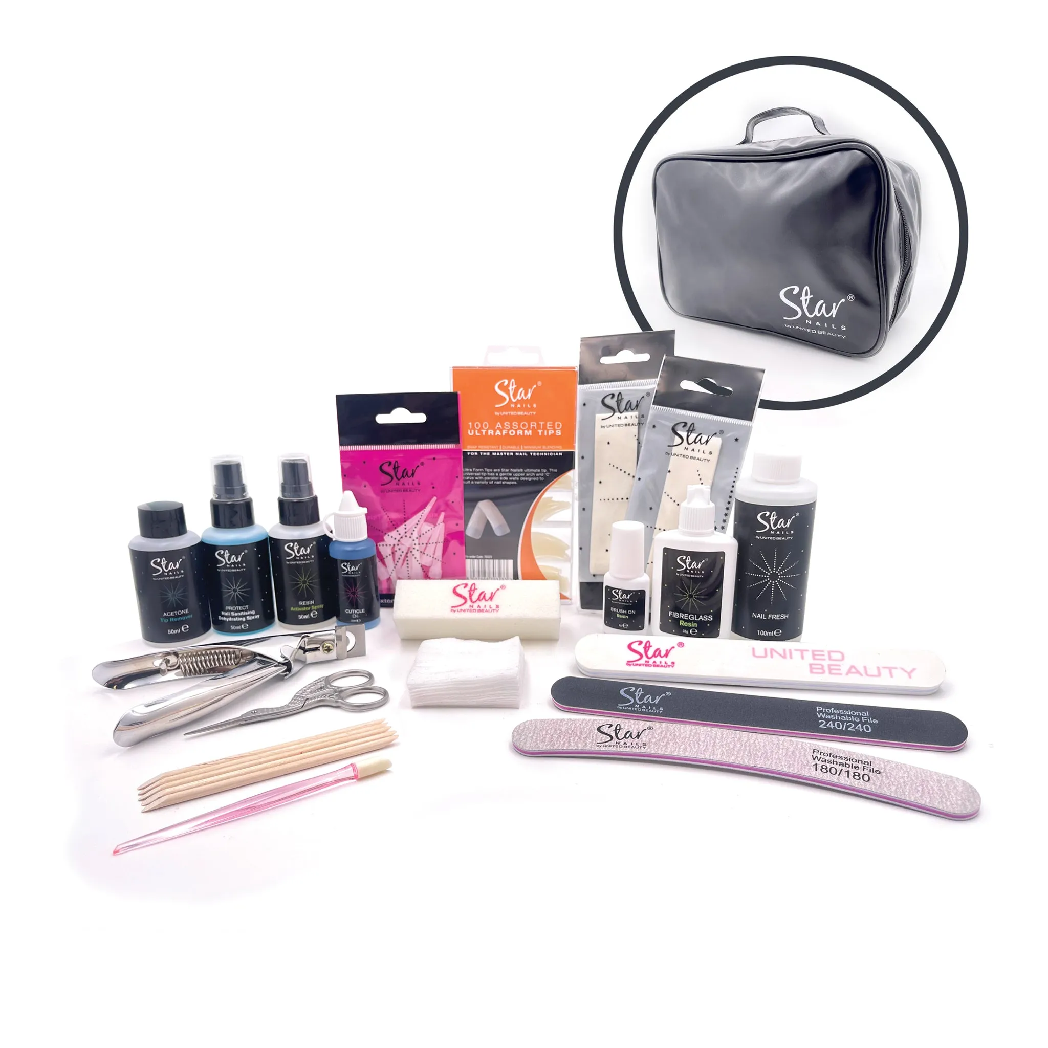 Star Nails Fibreglass & Silk Training Kit