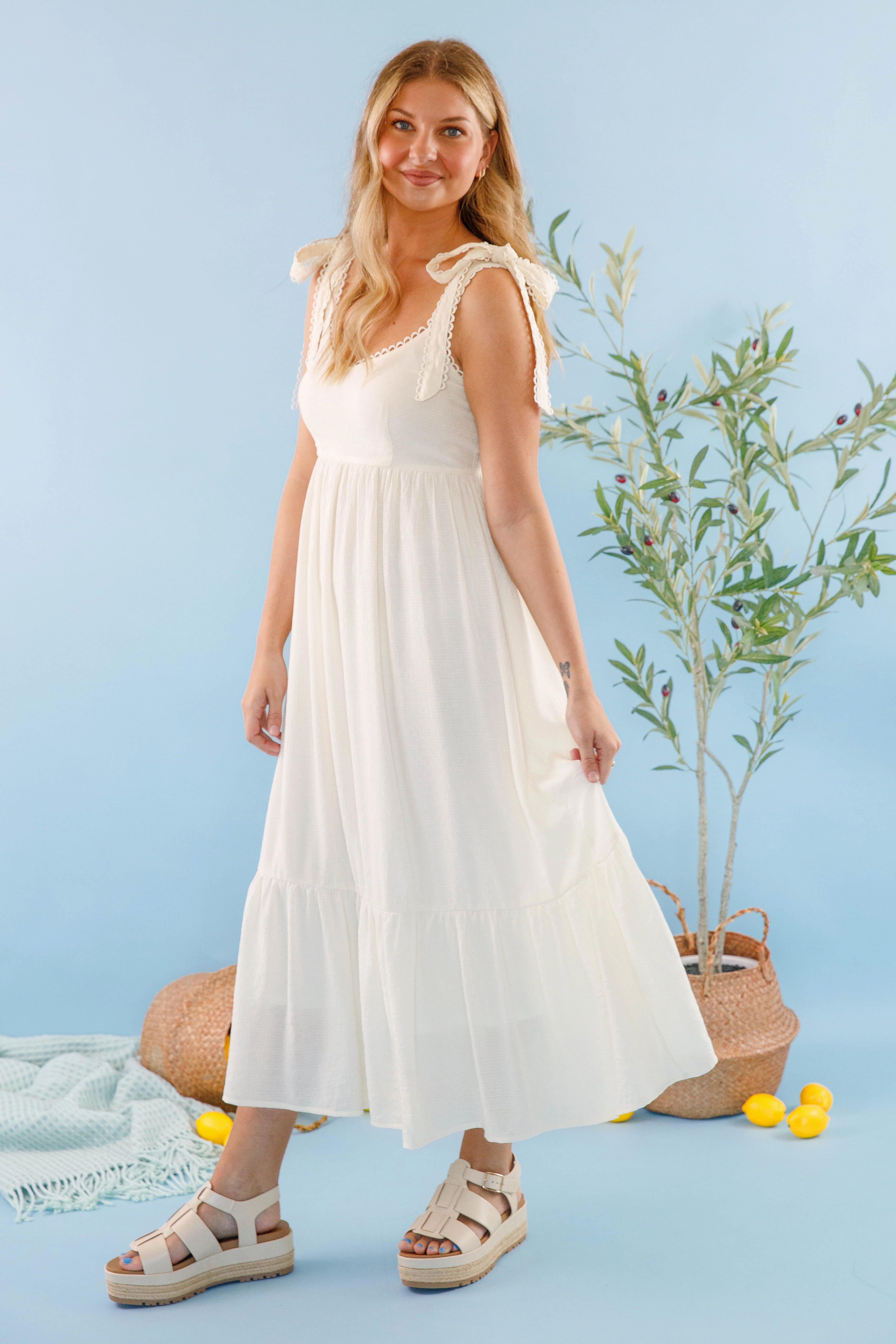 What I've Done Midi Dress Linen Vibe Timeless Cut