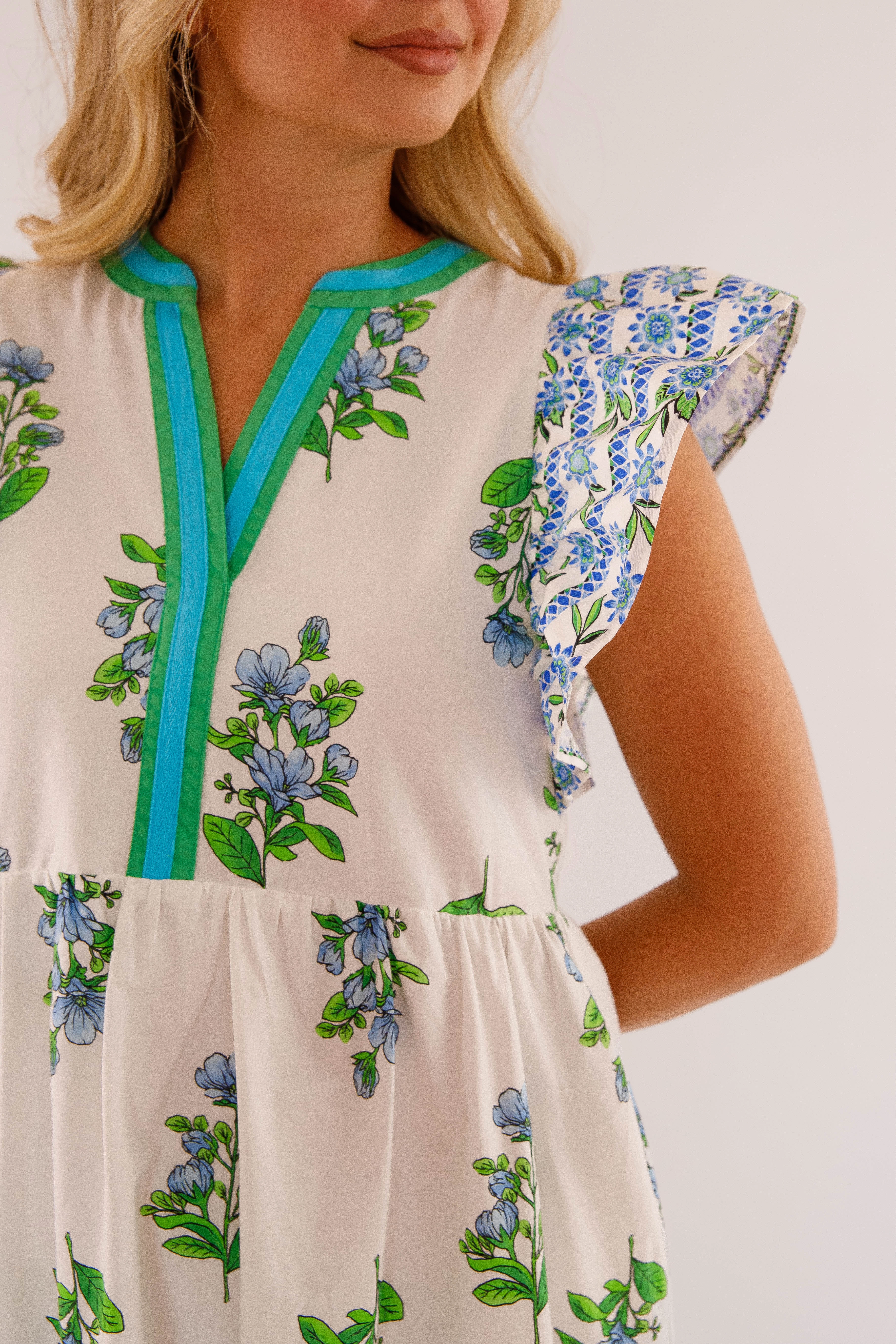 Peace View Back To Greece Midi Dress