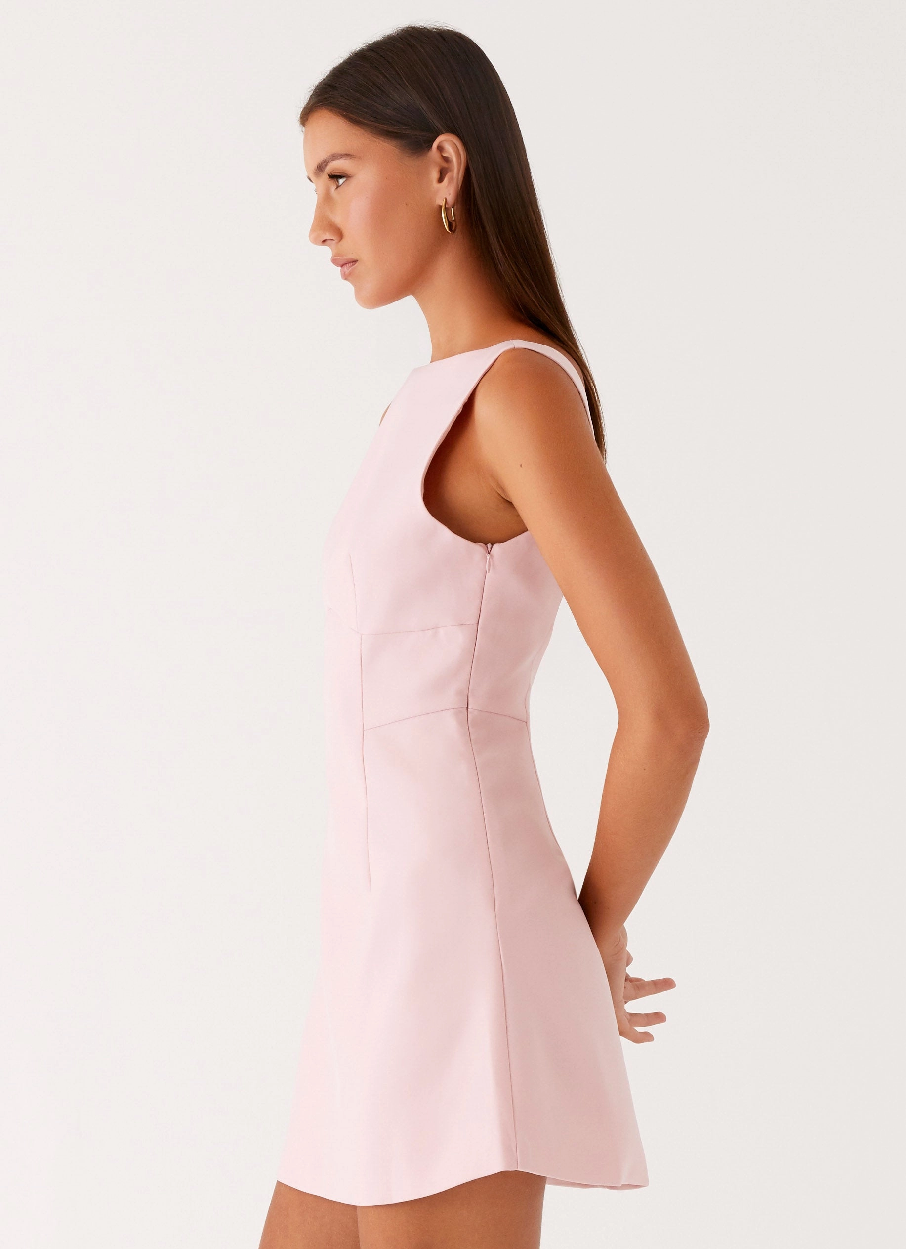 Layering Comfort Lulita Mini Dress - Pink